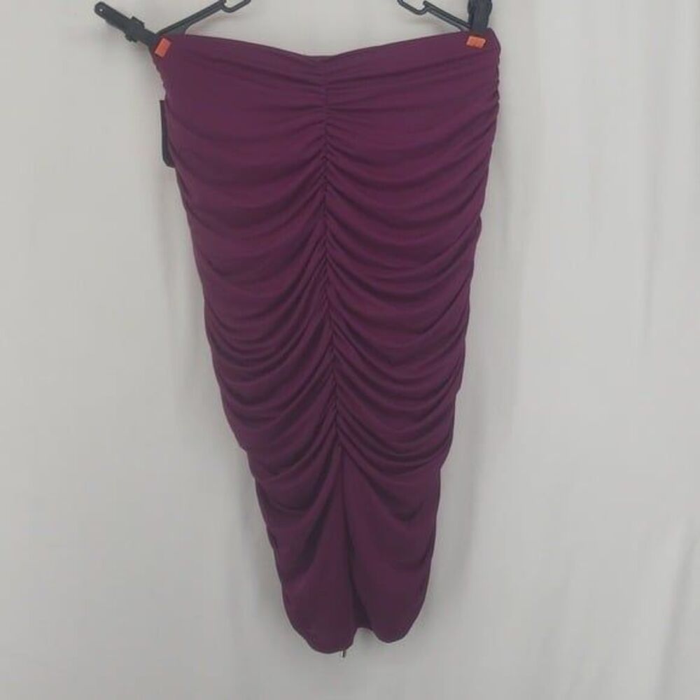 INC INTERNATIONAL CONCEPTS  Midi Skirt Autumn Berry L (AR) - Picture 2 of 9